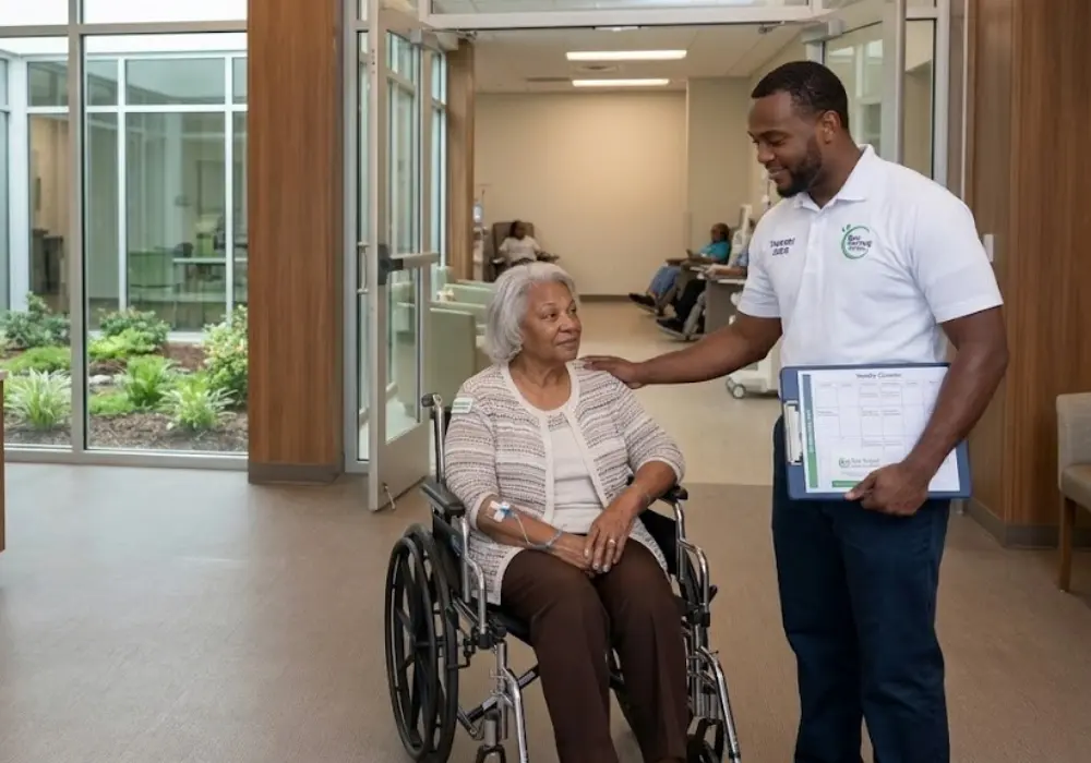 Ambulatory medical ride door to door assistance South Carolina