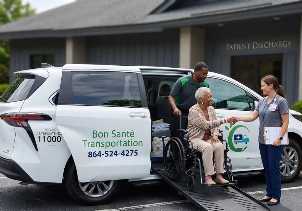 Dialysis transportation recurring medical trips Spartanburg Greenville SC