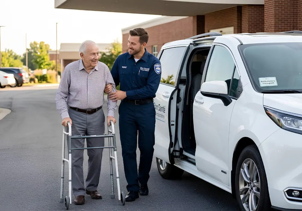 Bon Santé Transportation ambulatory ride service Spartanburg Greenville SC